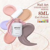 Nail Gel Polish 8ml Nude Series Gel Base Top Coat -BH00984-Veeddydropshipping